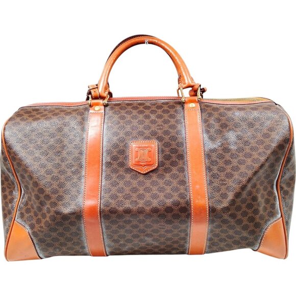 279249BX (L3) Celine Travel Bag Brown PVC - Picture 1 of 9